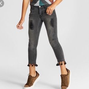 Art Class girls distressed jeans XL 14/16 black